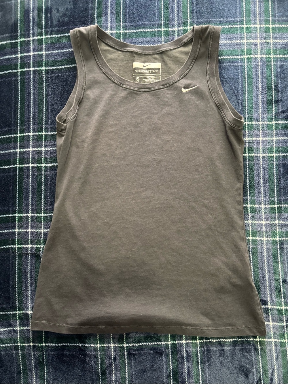 Y2K 2000s Nike Black Dri-fit tank top. Size S.
